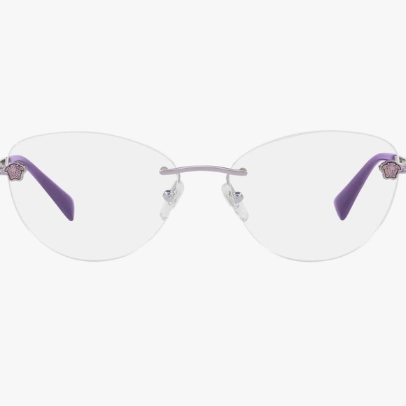 Versace Purple Rimless Eyeglasses - Picture 2 of 6